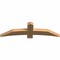 Ekena Millwork Bellingham Timber Gable Bracket, Western Red Cedar, 60"W x 17"H x 3 1/2"D x 5 1/2"F, 7/12 Pitch GBW060X17X0406BEL00SWR - alternate 2